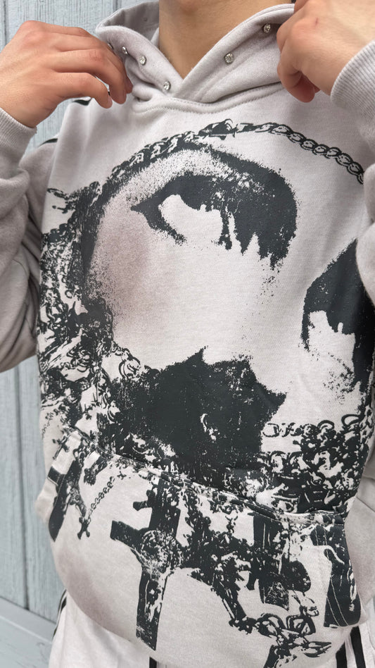 PROSPERITY HOODIE - WASHED GREY